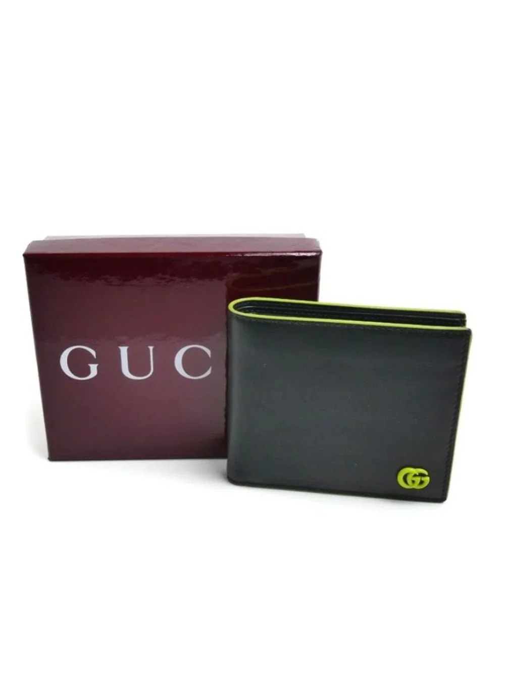 Gucci Double G Petit Marmont Bifold Wallet Black